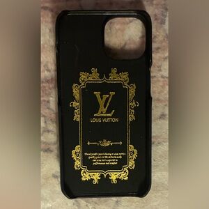 Luxury Black and Gold Phone Case Wallet by Inspired by L. V.